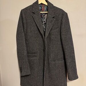 Ted Baker wool blend overcoat